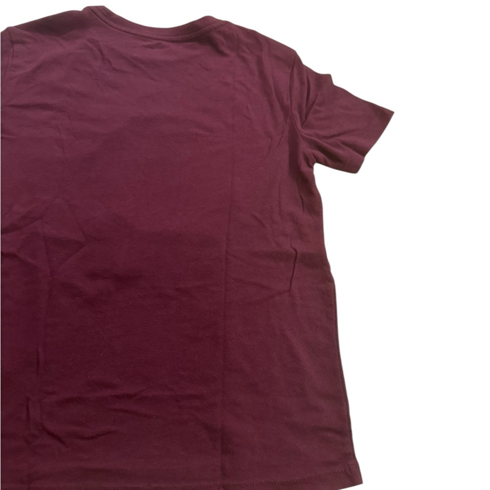 Old Navy | Burgundy Size L Large 10/12 Basketball Dunk “Too Much Sauce” Maroon - Picture 3 of 7